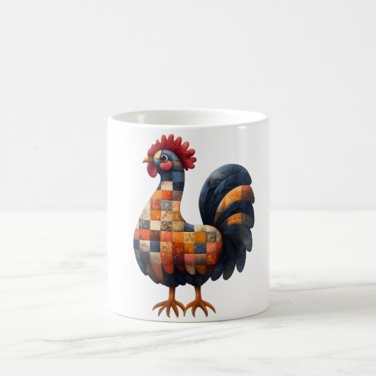 Patchwork Cockerel Tasse (Mittel)