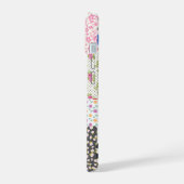 Patchwork Collage, farbenfroh & kreativ Handy Case iPhone 15 Hülle (Linke Seite)