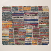 Patchwork-Collage: Mischquilt-Muster. Sherpadecke (Vorderseite (Horizontal))