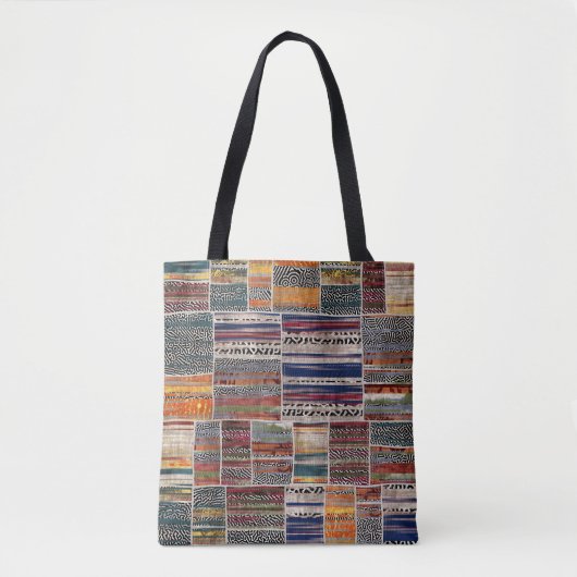 Patchwork-Collage: Mischquilt-Muster. Tasche (Vorderseite)
