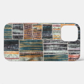 Patchwork-Collage-Mix, Quilt-Musterdruck. Case-Mate iPhone Hülle (Rückseite (Horizontal))