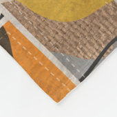 Patchwork-Collage, Quilt-Mix-Muster Fleecedecke (Ecke)