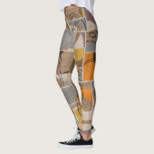 Patchwork-Collage, Quilt-Mix-Muster Leggings (Links)