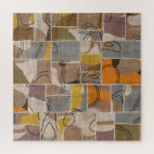 Patchwork-Collage, Quilt-Mix-Muster Puzzle (Vertikal)