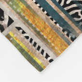 Patchwork-Collage: Quilt-Muster-Extravaganz Fleecedecke (Ecke)