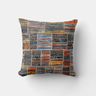 Patchwork-Collage: Quilt-Muster-Extravaganz Kissen