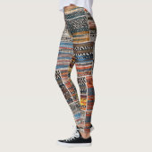 Patchwork-Collage: Quilt-Muster-Extravaganz Leggings (Links)