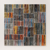 Patchwork-Collage: Quilt-Muster-Extravaganz Puzzle (Horizontal)