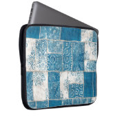 Patchwork-Collage: Quilt-Muster-Mix Laptopschutzhülle (Vorne Rechts)