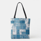 Patchwork-Collage: Quilt-Muster-Mix Tasche (Rückseite)