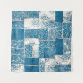 Patchwork-Collage: Quilt-Muster-Mix Wandteppich (Vorderseite (Horizontal))