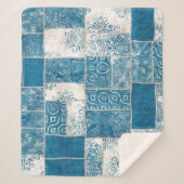 Patchwork-Collage: Quilt Pattern Mix Sherpadecke (Vorderseite)