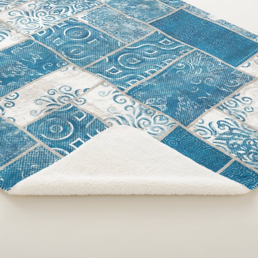 Patchwork-Collage: Quilt Pattern Mix Sherpadecke (3/4)