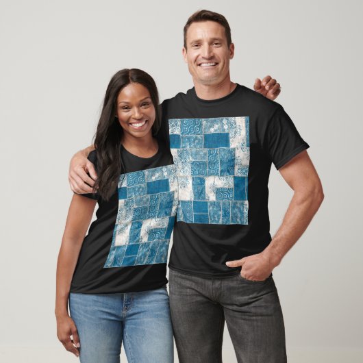 Patchwork-Collage: Quilt Pattern Mix T-Shirt (Unisex)