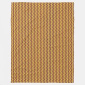 Patchwork Colombia Flag Pattern Fleecedecke (Vorderseite)