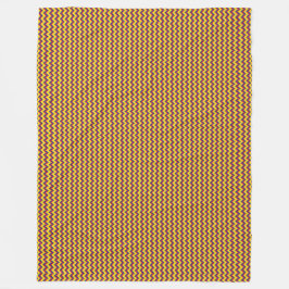 Patchwork Colombia Flag Pattern Fleecedecke