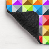 Patchwork Cooles geometrisches Dreieck Mousepad (Ecke)