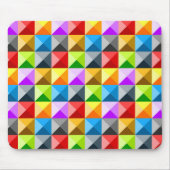 Patchwork Cooles geometrisches Dreieck Mousepad (Vorne)