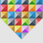 Patchwork Cooles geometrisches Dreieck Seidenpapier (Ausschnitt)