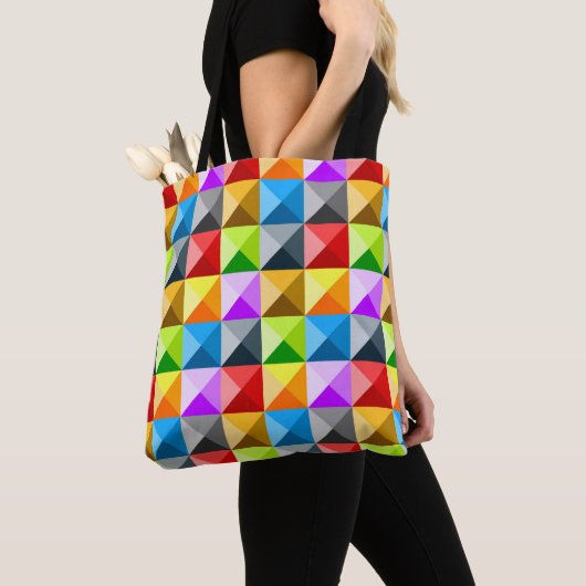 Patchwork Cooles geometrisches Dreieck Tasche (Von Nahem)