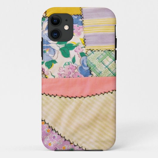 Patchwork Crazy Quilt Case-Mate iPhone Hülle (Rückseite)