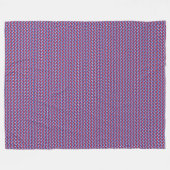 Patchwork Cuba Flag Pattern Fleecedecke (Vorderseite (Horizontal))
