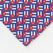Patchwork Cuba Flag Pattern Fleecedecke (Ecke)