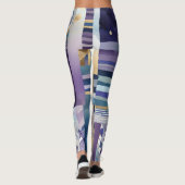 Patchwork-Decken-Leggings Leggings (Rückseite)