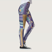 Patchwork-Decken-Leggings Leggings (Rechts)