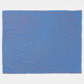 Patchwork Demokratische Republik Kongo Flag Pa Fleecedecke (Vorderseite (Horizontal))