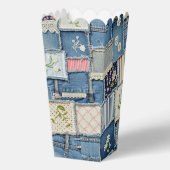 Patchwork Denim Geschenkschachtel (Vorderseite)