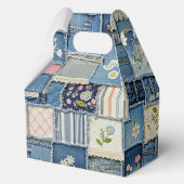 Patchwork Denim Geschenkschachtel (Vorderseite)