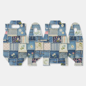 Patchwork Denim Geschenkschachtel (Ungeklappt)