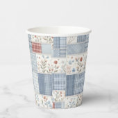 Patchwork Denim Koala Baby - Paper Cups Pappbecher (Links)