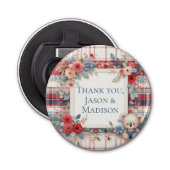 Patchwork Denim Koala Bottle Opener Flaschenöffner (Vorderseite)