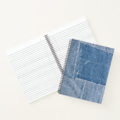 Patchwork Denim Notebook Version 2 Notizblock (Innenseite)