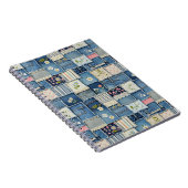 Patchwork-Denim Notizblock (Rechte Seite)