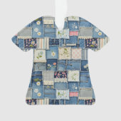 Patchwork Denim Ornament (Vorderseite)