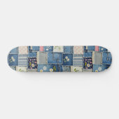 Patchwork Denim Skateboard (Horizontal)