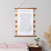 Patchwork der Heimat Wandteppich Mit Holzrahmen (Schlafzimmer)