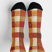 Patchwork der Zuhause Socken (Oben)