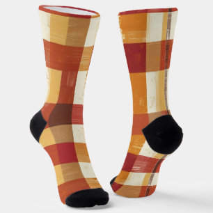 Patchwork der Zuhause Socken