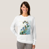 Patchwork des Leben-Farns T-Shirt (Vorne ganz)