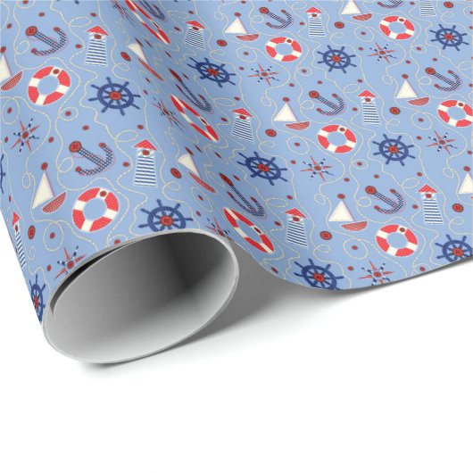 Patchwork-Design Geschenkpapier (Rolleneckpunkt)