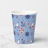 Patchwork-Design Pappbecher (Rückseite)