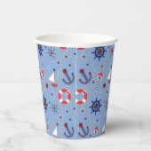 Patchwork-Design Pappbecher (Rechts)