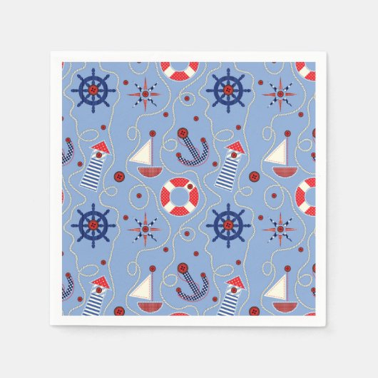 Patchwork-Design Serviette (Vorderseite)