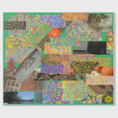 Patchwork-Designpapier mit vielen abstrakten Desig Geschenkpapier (Flach)