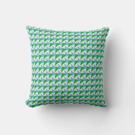 Patchwork Djibouti-Flag-Muster Kissen