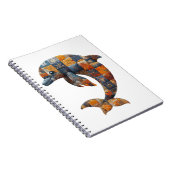 Patchwork-Dolphin-Notebook Notizblock (Rechte Seite)